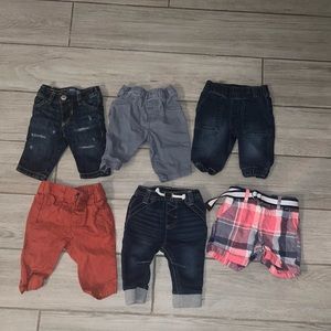 Baby Boy Bottoms 0-3 months